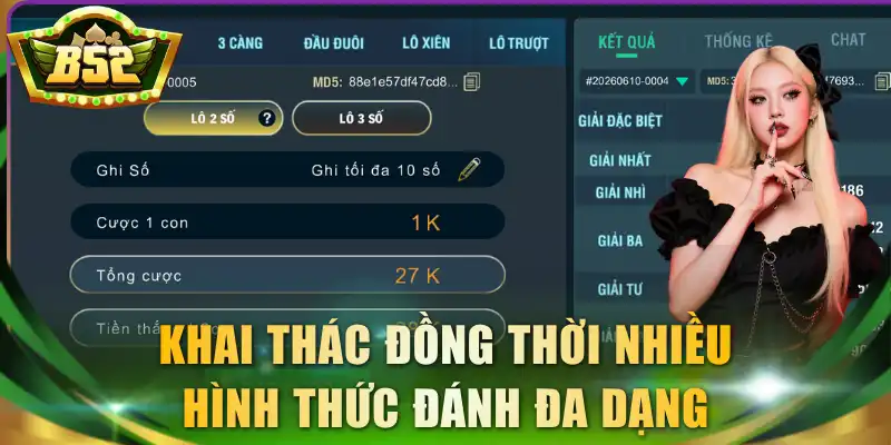 Khai thác đồng thời nhiều hình thức đánh đa dạng