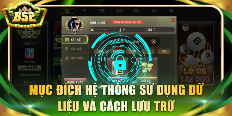 Mục đích hệ thống sử dụng dữ liệu và cách lưu trữ