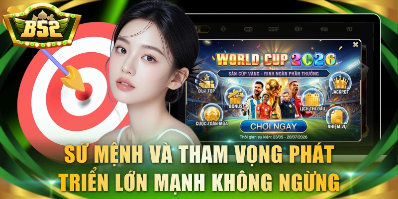 Sứ mệnh và tham vọng phát triển lớn mạnh không ngừng