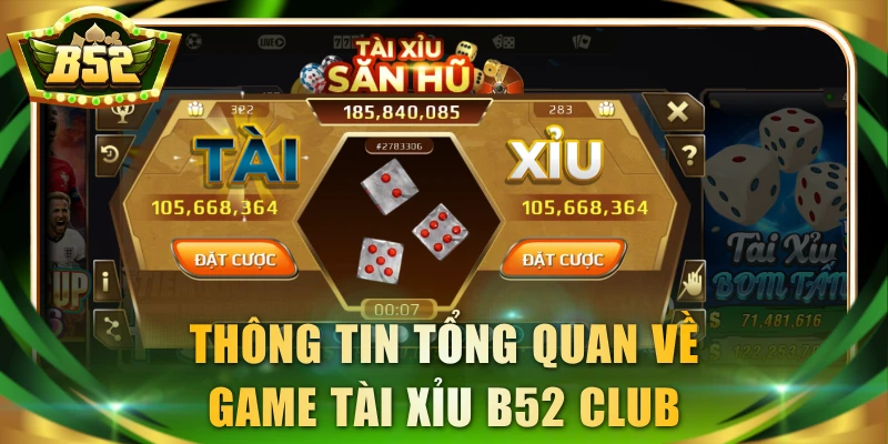 Thông tin tổng quan về game Tài Xỉu B52 Club