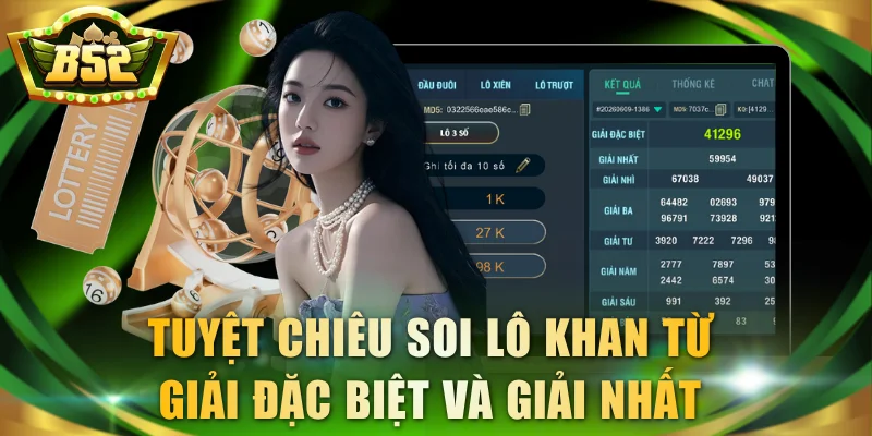 Tuyệt chiêu soi lô khan từ giải đặc biệt và giải nhất